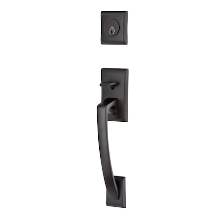 Emtek Flat Black Handleset 4817BNUS19 4817BNUS19